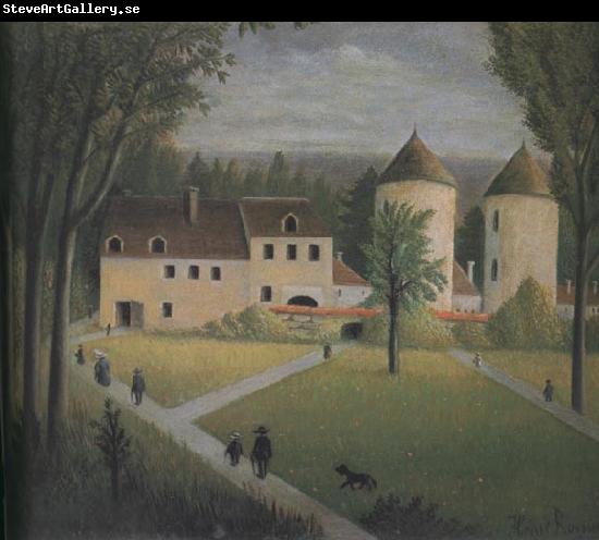 Henri Rousseau The Promenade to the Manor